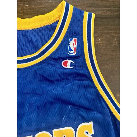Vintage Champion Chris Webber #4 Golden State Warriors NBA Jersey size 48 NWT - Picture 3 of 5